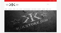 Desktop Screenshot of kikstore.com